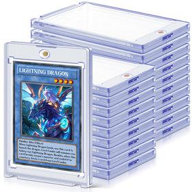 Homthy magnetic card holders for standard size cards securely protecting MTG and sports cards