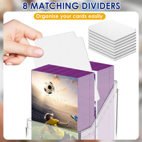 Homthy card deck case waterproof and dustproof protects sleeves during travel