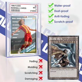 Homthy cases ideal for game cards and sport cards protection and display.