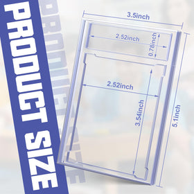 Homthy graded card slab with buckle design keeps cards secure during handling