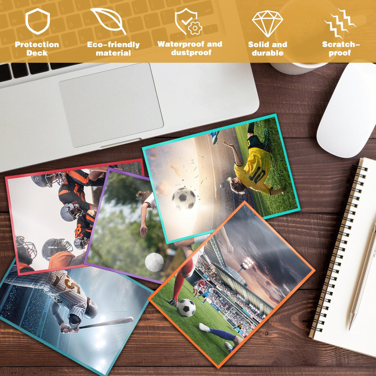 Homthy green soft card sleeves offer clear viewing on glossy side and privacy on matte side.