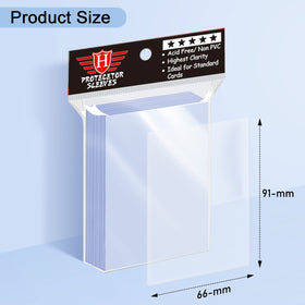Homthy non-pvc polypropylene material guards cards without introducing acids.
