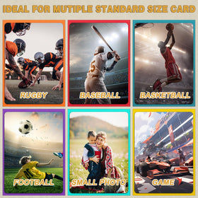 Homthy standard-card sleeves are versatile for MTG, football, and baseball cards.