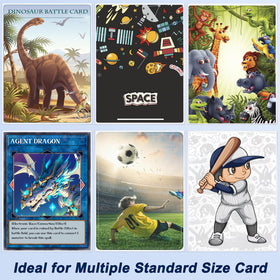 Homthy wide compatibility supports MTG, baseball, football, and gaming cards.