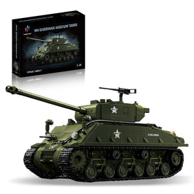 Honchoes M4 Sherman tank parts enable precise assembly for collectors and hobbyists.