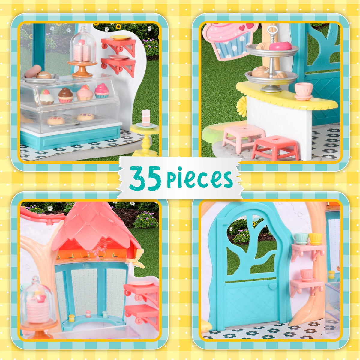 Honey Bee Acres assorted pastries trays for imaginative display and pretend serving