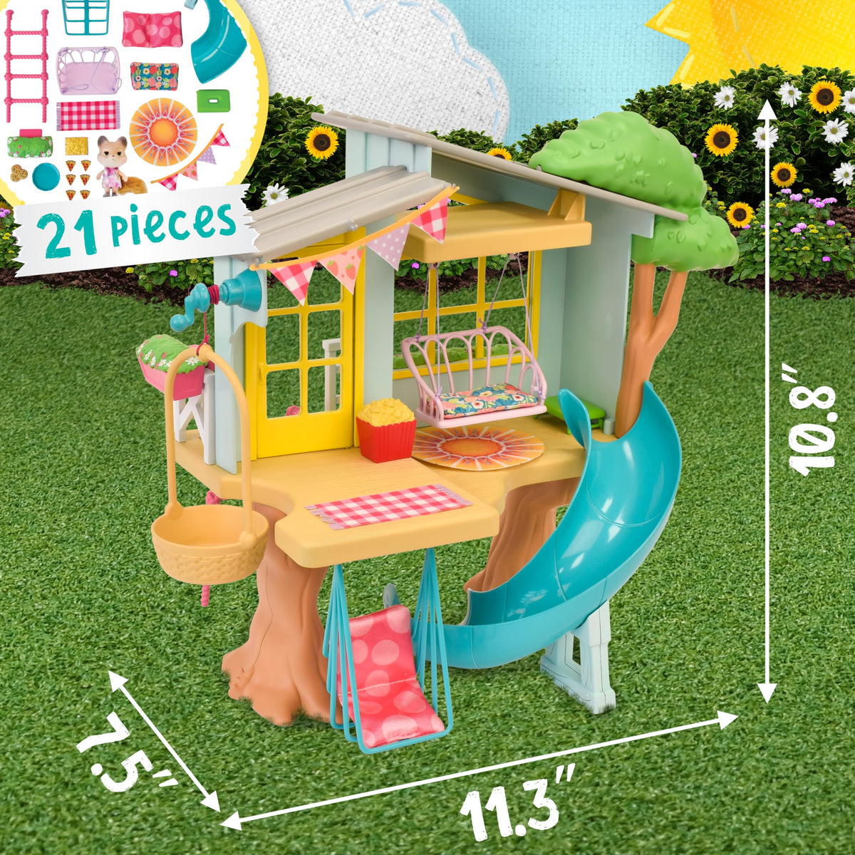 Honey Bee Acres exclusive poseable squirrel figure for dynamic scenes