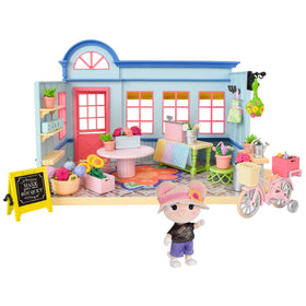 Honey Bee Acres Miss Blossom poseable figure with soft flocked fur for imaginative play