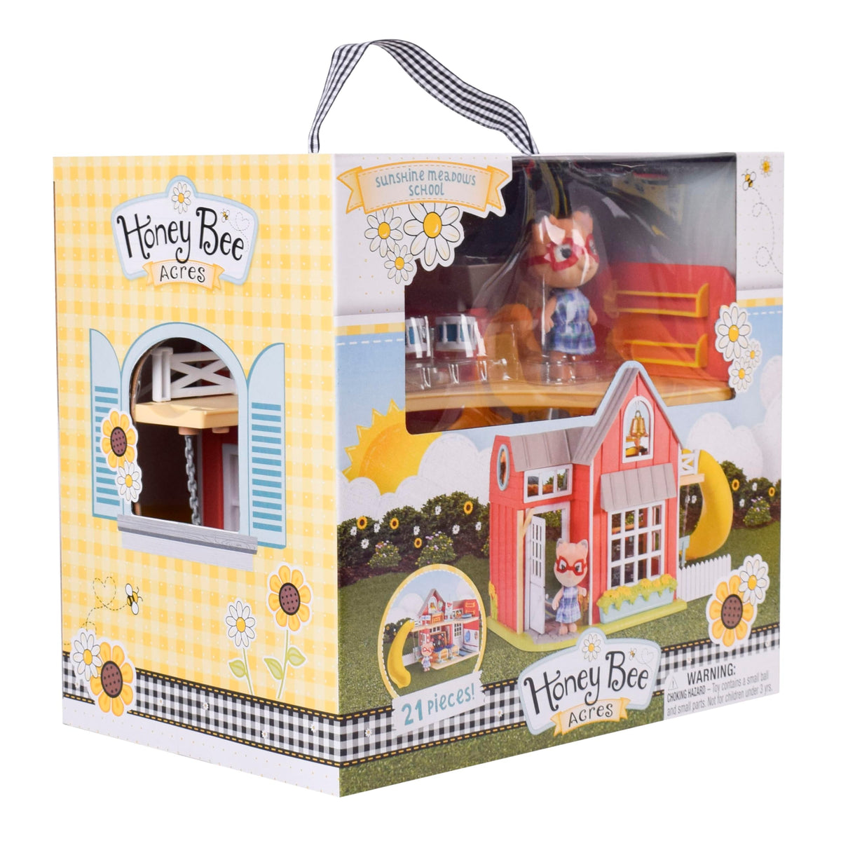 Honey Bee Acres Sunshine Meadow 21-piece set ready for varied school day storytelling.