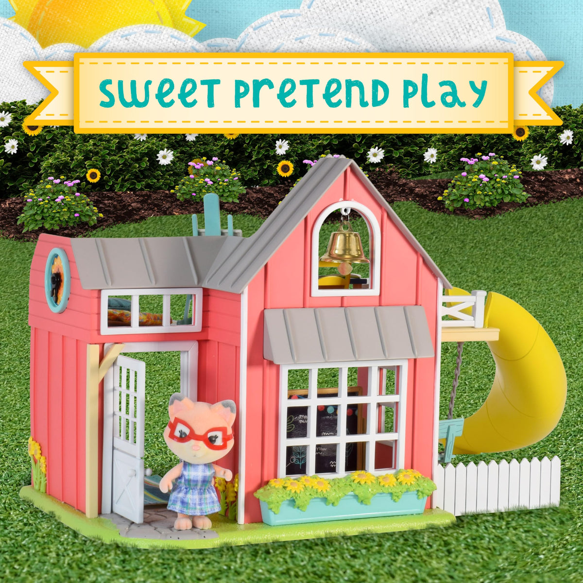 Honey Bee Acres Sunshine Meadow School globe inspires geography-inspired exploration.
