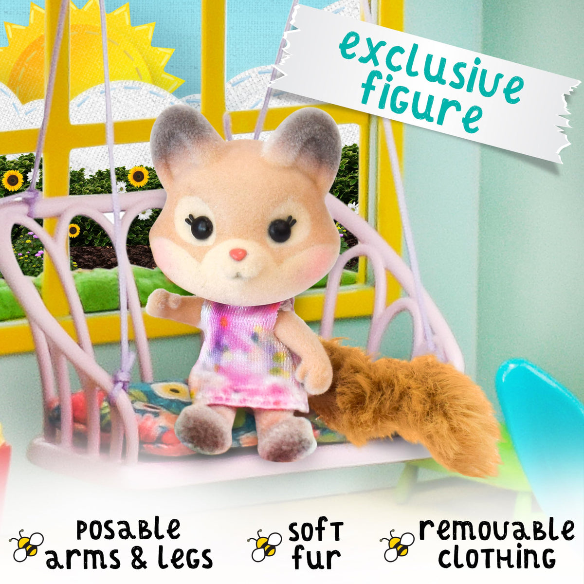 Honey Bee Acres tree house 21 piece set supporting creative storytelling
