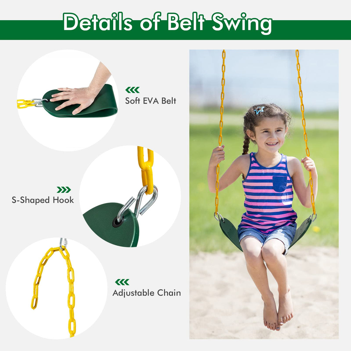 Honey Joy outdoor backyard setup fits patios, parks, and porches