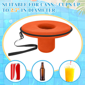 Honeydak yellow holder adds visibility and cheer to poolside drinks