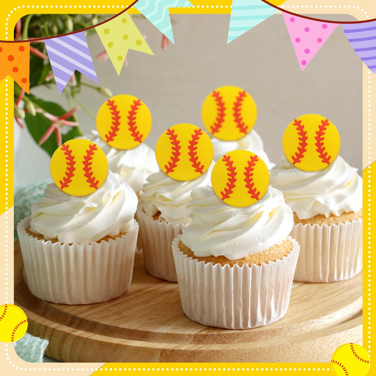 Honeydak softball toppers in box highlighting versatile use