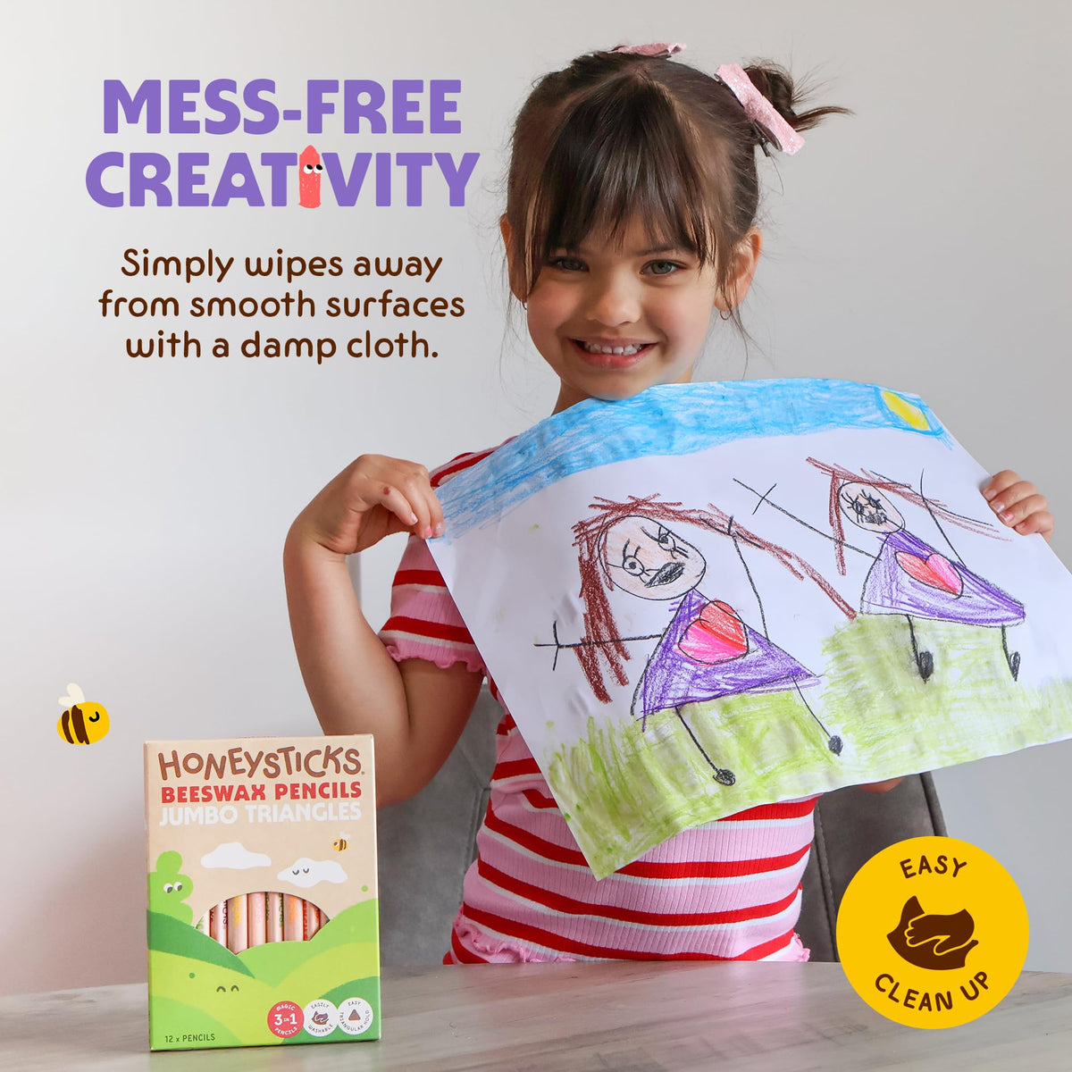 Honeysticks sustainable wood and beeswax materials for eco friendly play