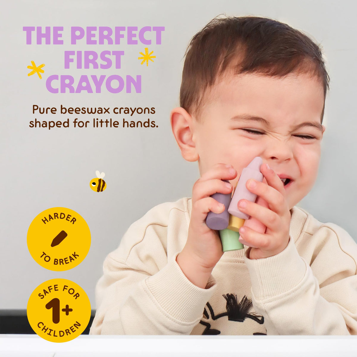 Honeysticks toddler grip crayons designed for small hands