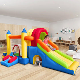 Hongcoral bounce house made from premium Oxford fabric for durability.
