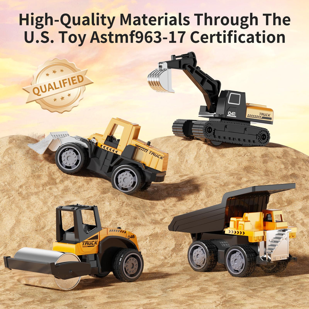 HONGTUO bulldozer mini toy ideal for imaginative site scenes