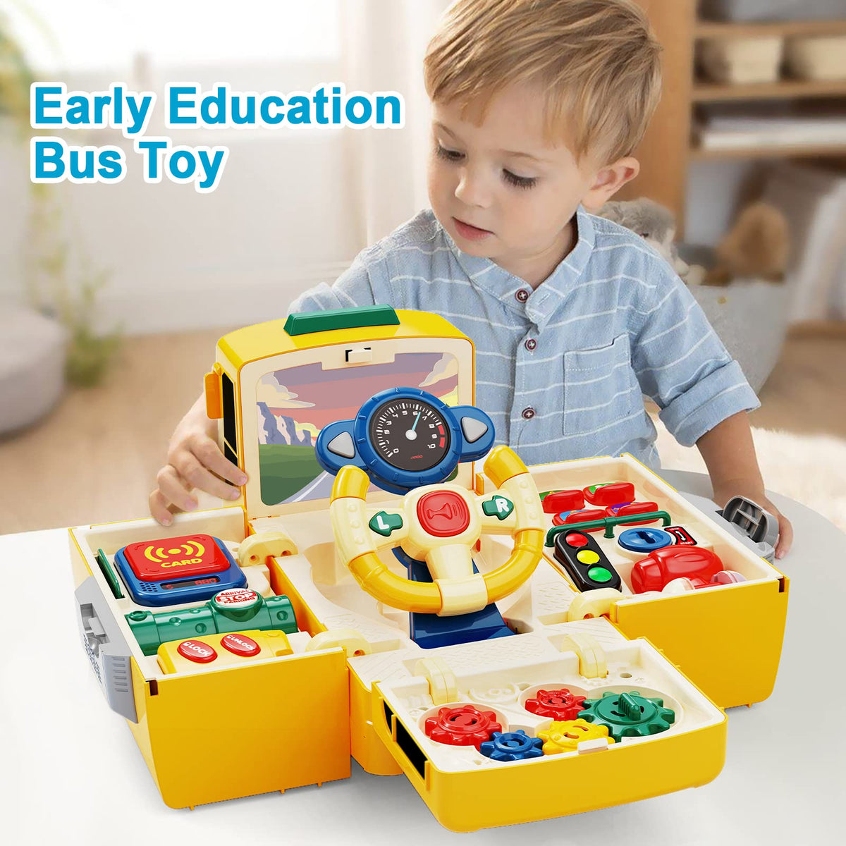 Hongtuo School Bus Toy eco-friendly materials and sturdy design