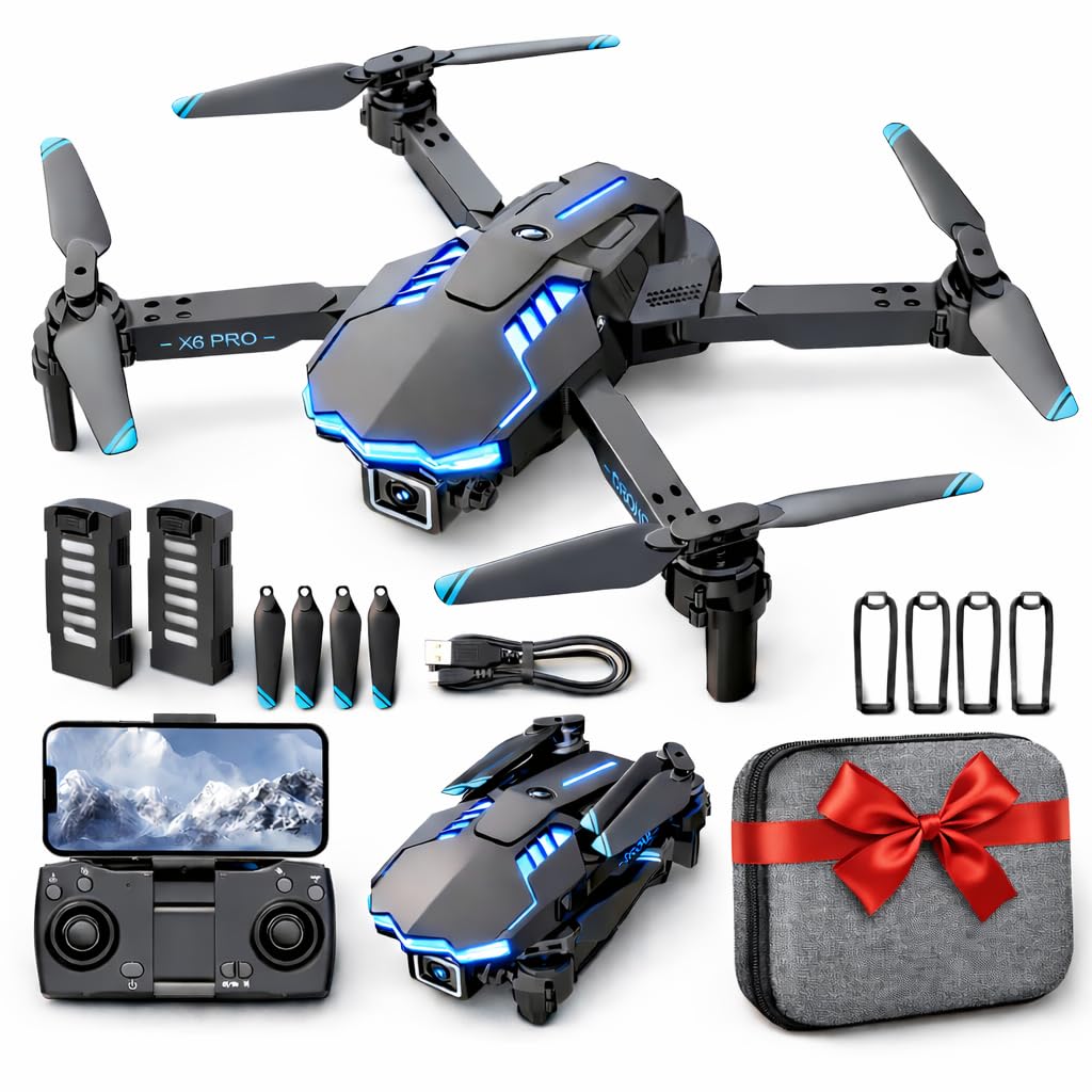 HONIVON drone 1080p camera with real-time FPV view for social-ready footage