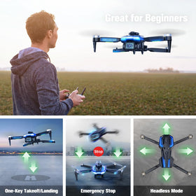 HONIVON drone foldable design fits compactly in a bag