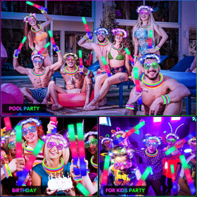 HONLYNE glow bracelets providing colorful wearable accents for guests