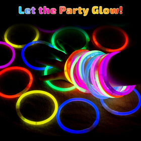 HONLYNE glow sticks suitable for indoor and outdoor celebrations.