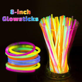 HONLYNE glow sticks make fun party favors and easy cleanup.