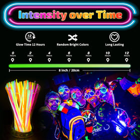 HONLYNE glow sticks are non-toxic and durable for all ages.