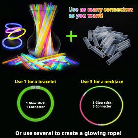HONLYNE safe durable plastic glow sticks suitable for all ages