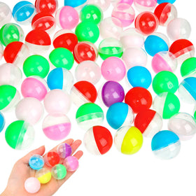 Honoson 1.1-inch clear vending capsules for compact rewards and treats.