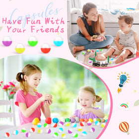 Honoson gumball machine capsules for easy display and prizing.