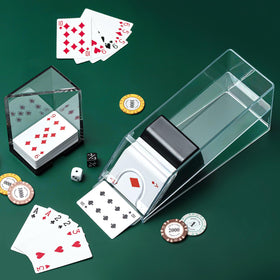 Honoson 8-deck card storage shoe supporting lengthy game sessions.