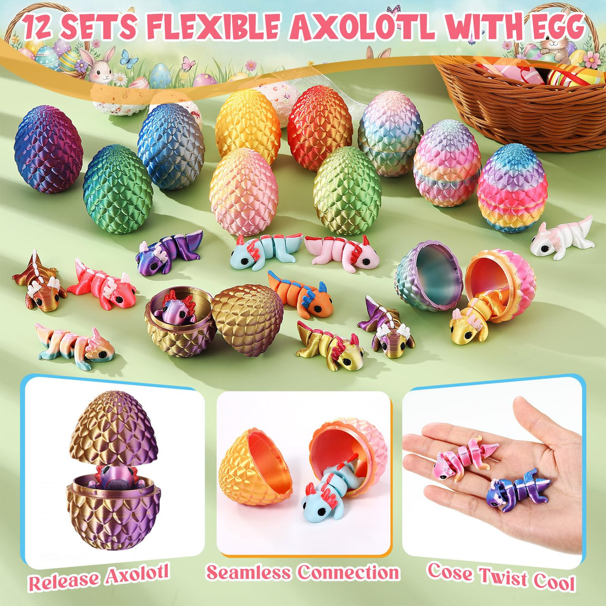 Honoson axolotl inside figure for collection