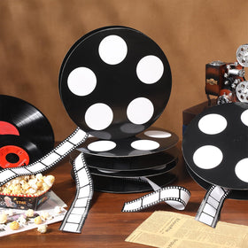 Honoson black white filmstrip decor adds elegant cinema vibes to any event.