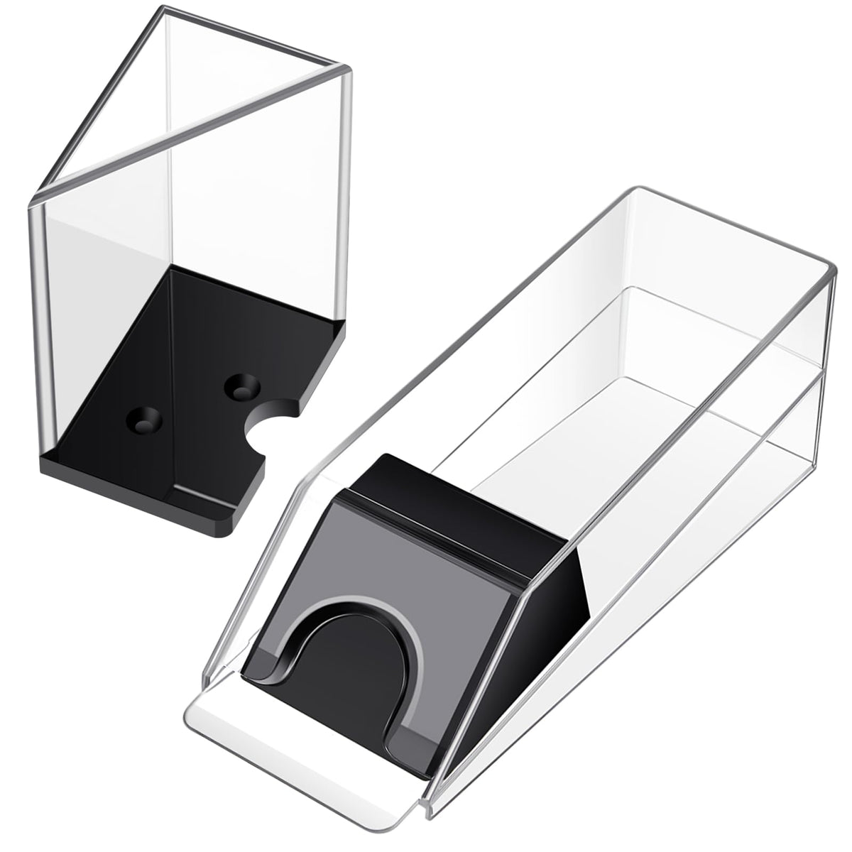 Honoson blackjack shoe clear acrylic with 6-deck capacity for smooth dealing.