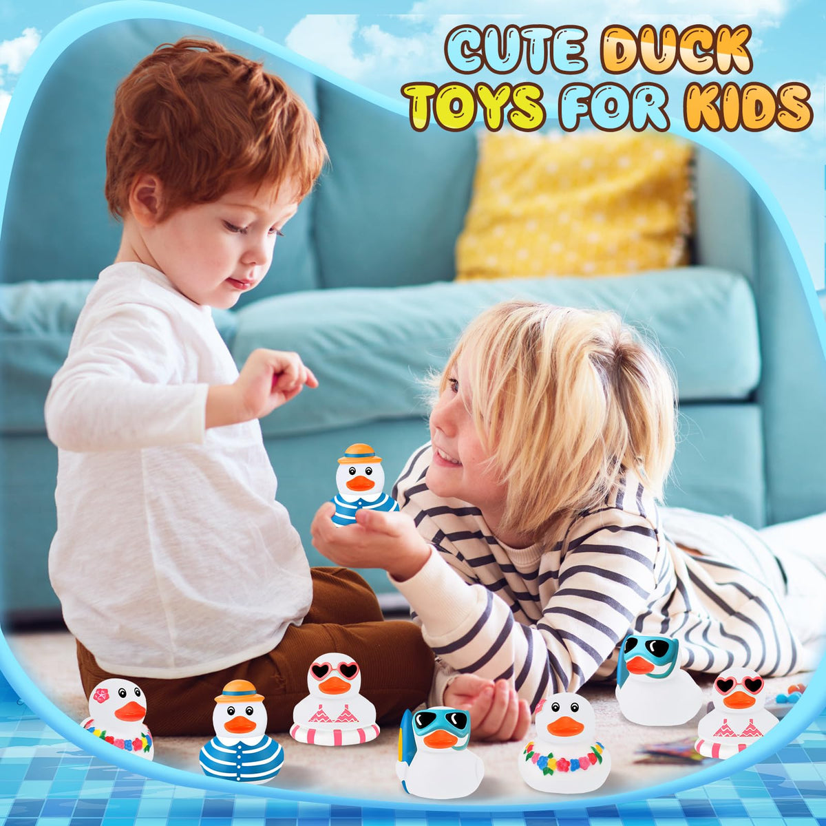 Honoson car dashboard ducks for seasonal décor and play reminders.