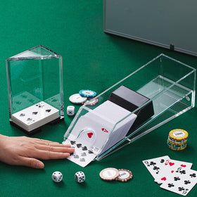 Honoson classic dealing prop set featuring shoe and discard tray.