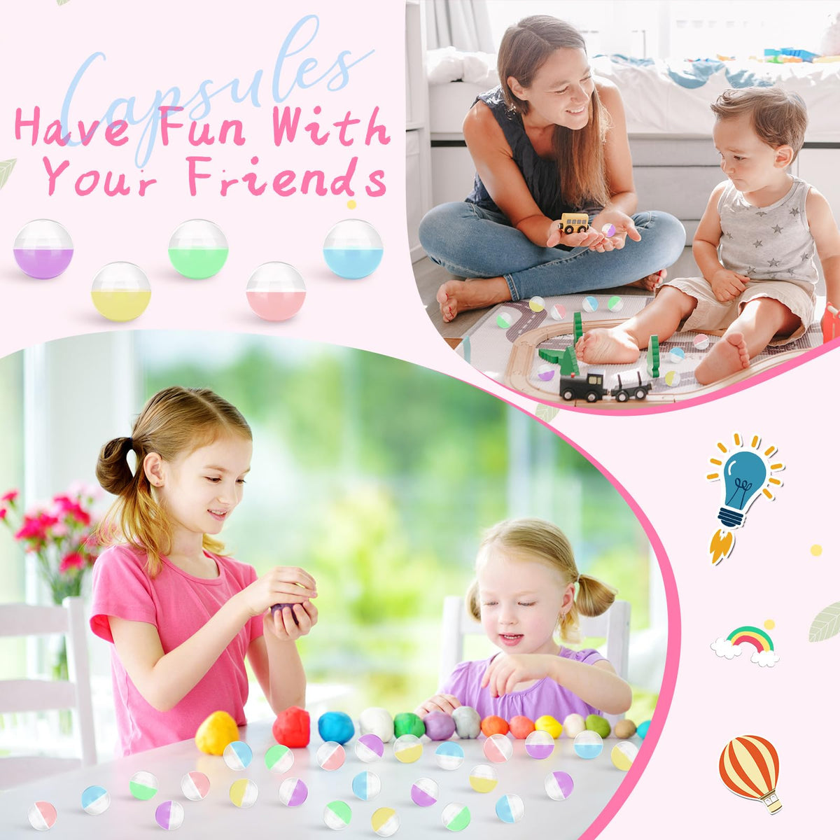 Honoson DIY-filled capsules for gifts and decorations.