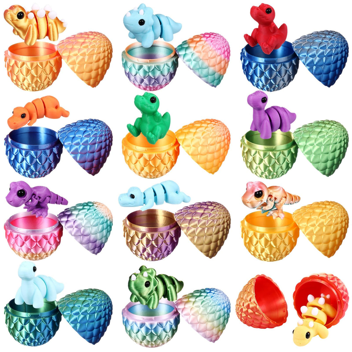 Honoson dragon eggs with colorful shells for Easter gifting and display
