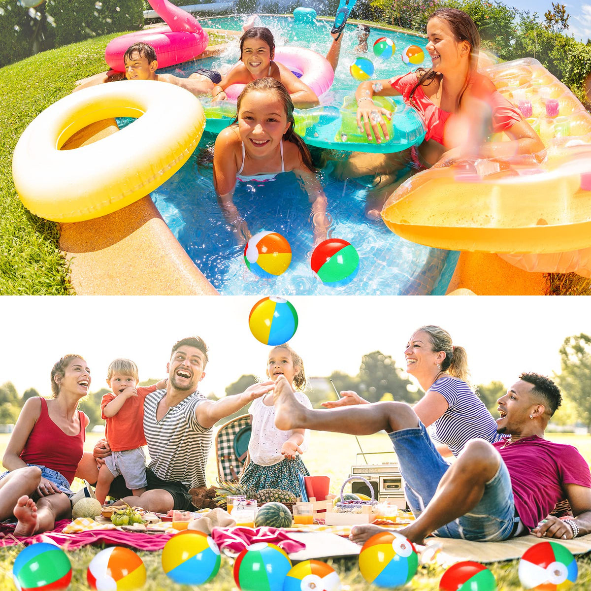 Honoson mini beach ball classroom use, ideal math prop or reward.