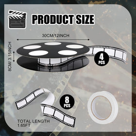 Honoson filmstrip centerpiece offering a long focal detail for eye-catching table decor.