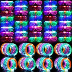 Honoson glow glasses front view adds vibrant party lighting for celebrations