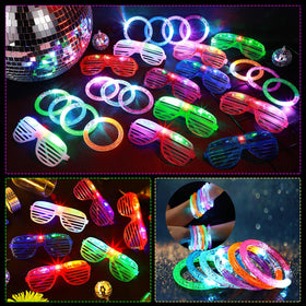 Honoson LED bracelets durable plastic with comfortable fit for long use