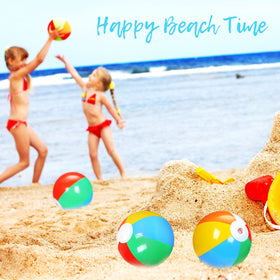 Honoson mini beach ball kid play in sunlit yard for outdoor fun.