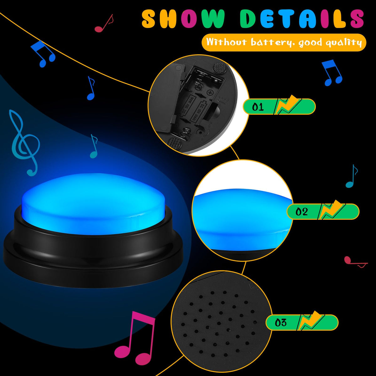 Honoson multicolor buzzers used in classroom activity