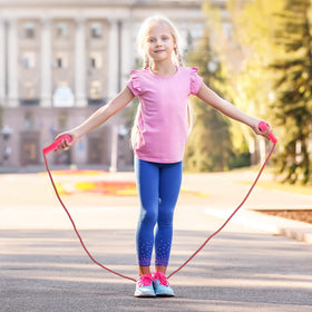 Honoson rainbow jump rope bulk pack, ideal as party favors and classroom gifts.