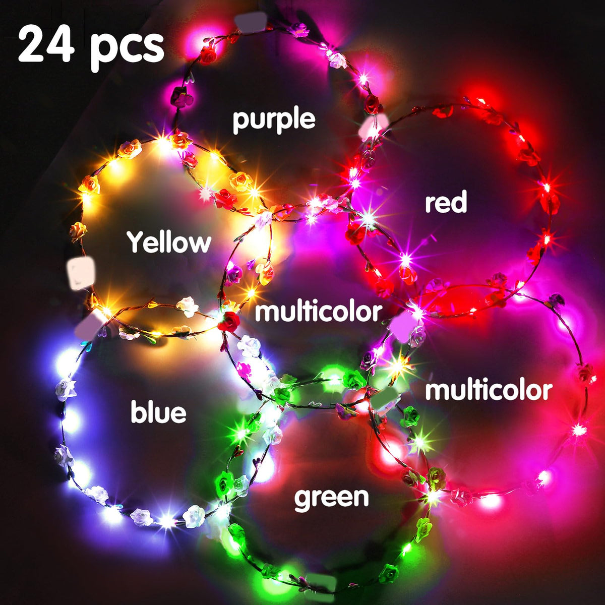 Honoson glow glasses worn at a party to stand out elegantly