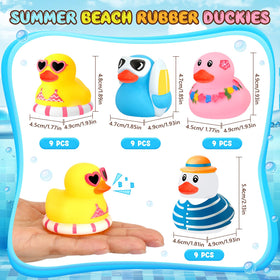 Honoson pink ducks brighten baby showers and festive baths.