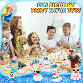 Honoson pool toy ducks floatable for water play.